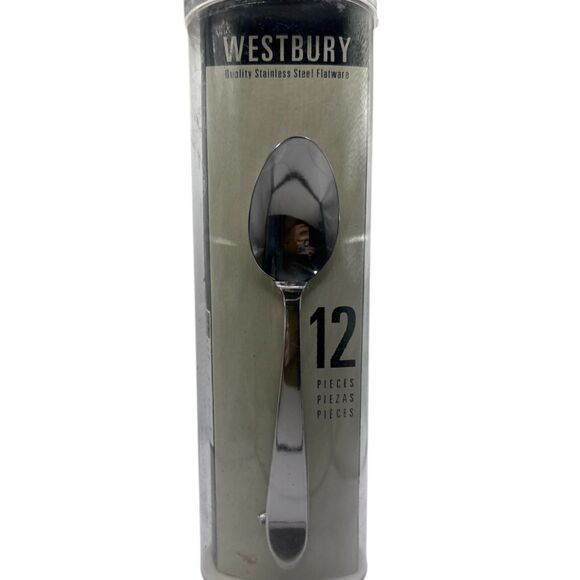 New Gibson Westbury Stainless Steel spoons set of 12 flatware 42742 - Picture 1 of 5